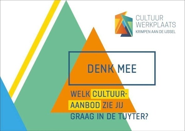 Denk mee met de Cultuurwerkplaats over nieuwe activiteiten in De Tuyter, hart van Krimpen